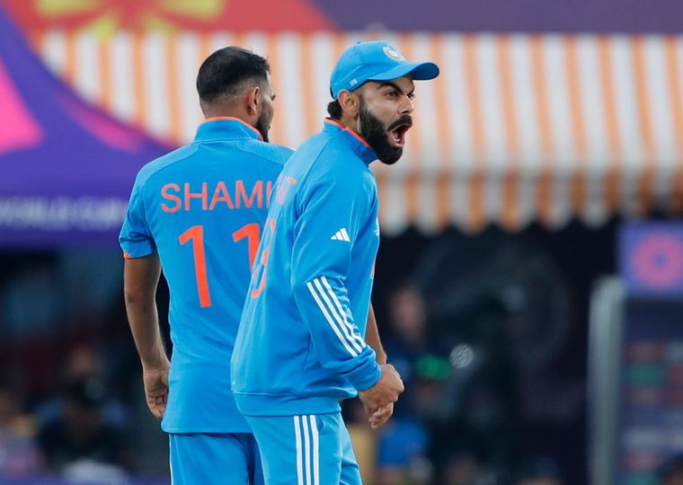 India breaks 20-year losing streak against New Zealand in CWC 2023 clash, thanks to Kohli and Shamis spectacular performances